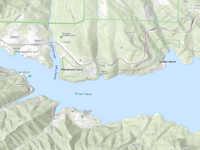 USGS topographic map of Fawn Cg-G