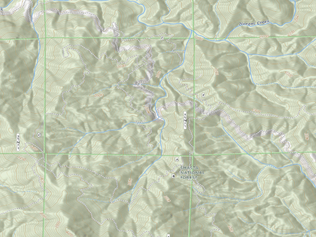 USGS topographic map of Fenders Ferry