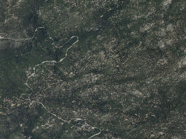 Aerial image of Fern Basin Campground