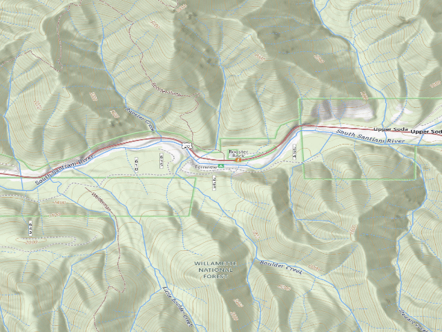 USGS topographic map of Fernview