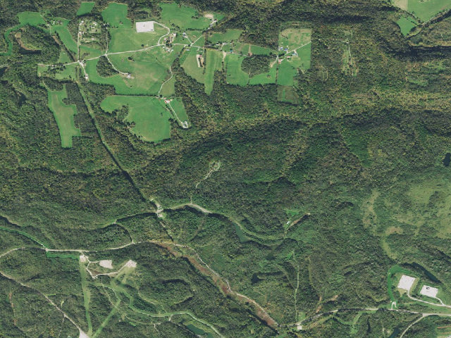 Aerial image of Fernwood State Forest - Hidden Hollow Campground