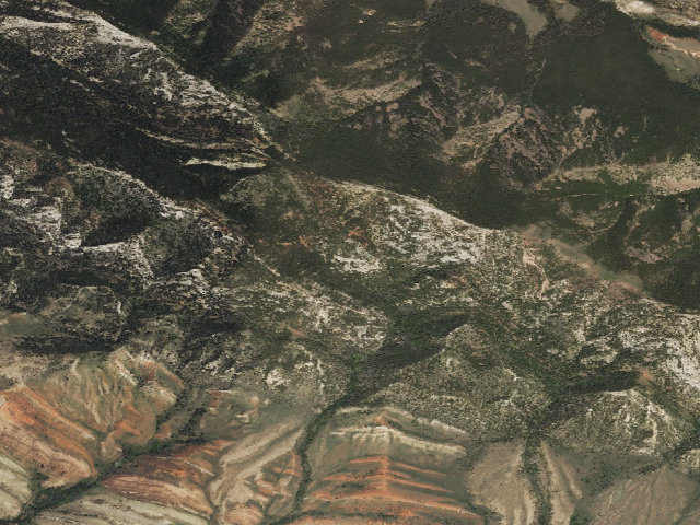 Aerial image of Ferris Mountains