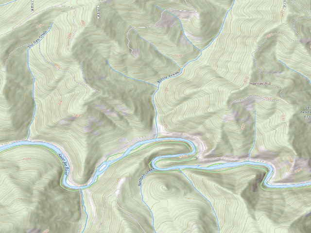 USGS topographic map of Fh 50 Mi 59.7 Site B
