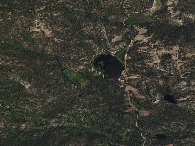 Aerial image of Fiddlers Lake