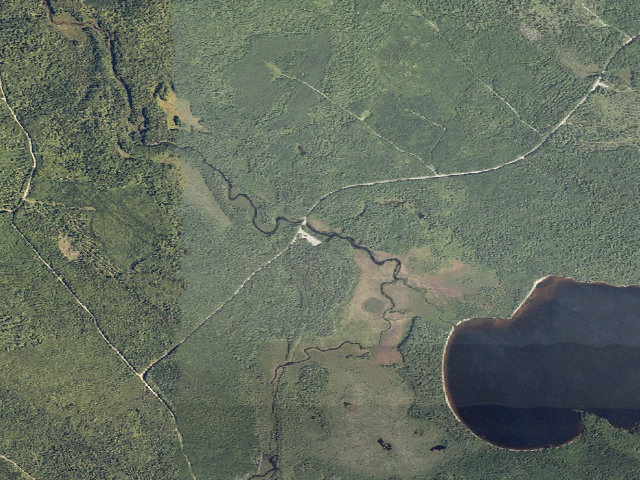 Aerial image of Fifth Stream (Duck Lake Public Land)