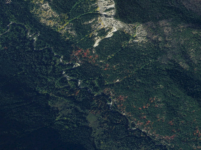 Aerial image of Finner Creek