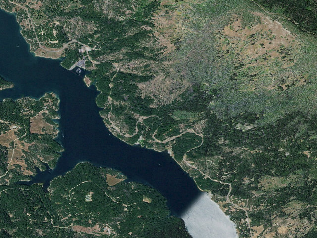 Aerial image of Fir Cove