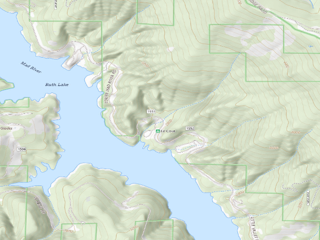 USGS topographic map of Fir Cove