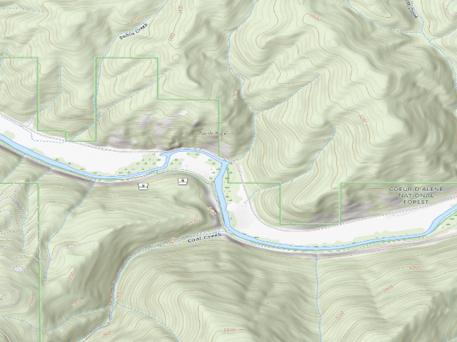 USGS topographic map of Fire Prev. Disp. Site #112A