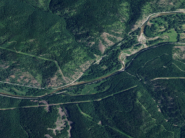 Aerial image of Fire Prev. Disp. Site #115