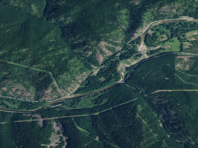 Aerial image of Fire Prev. Disp. Site #117C