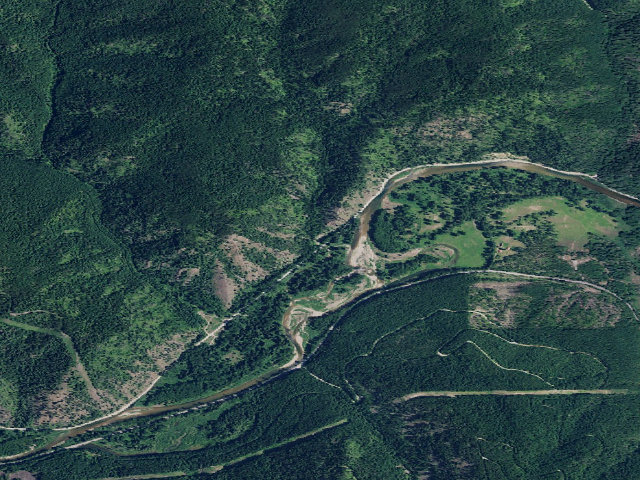 Aerial image of Fire Prev. Disp. Site #119