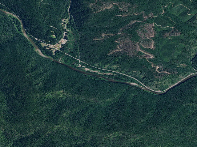 Aerial image of Fire Prev. Disp. Site #161D