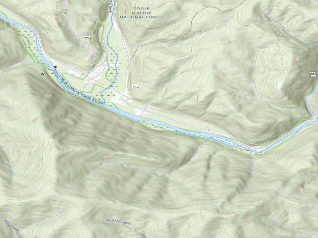 USGS topographic map of Fire Prev. Disp. Site #161D