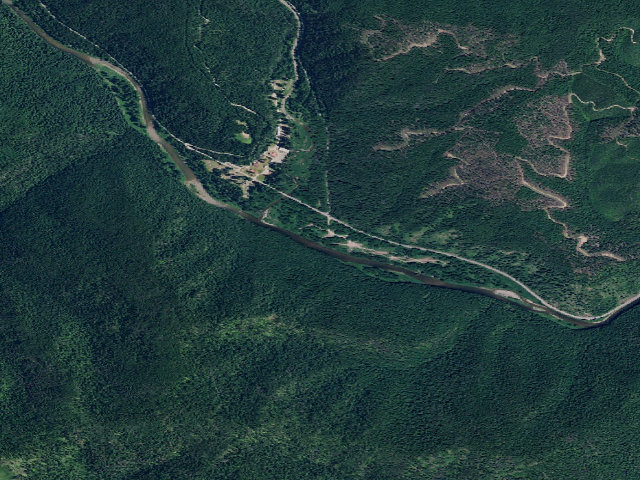 Aerial image of Fire Prev. Disp. Site #161I