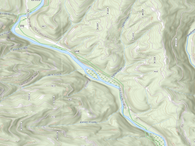 USGS topographic map of Fire Prev. Disp. Site #163