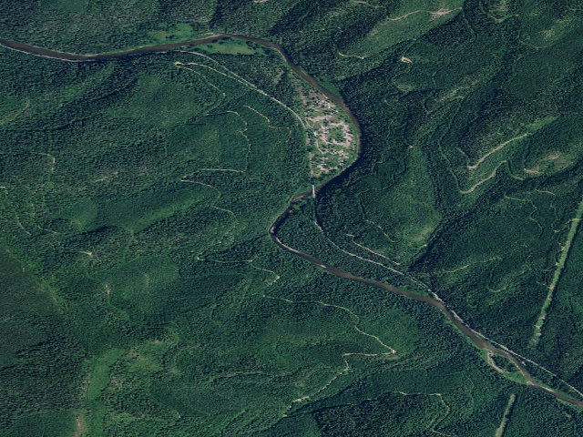 Aerial image of Fire Prev. Disp. Site #164C