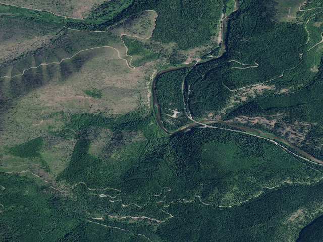 Aerial image of Fire Prev. Disp. Site #172G