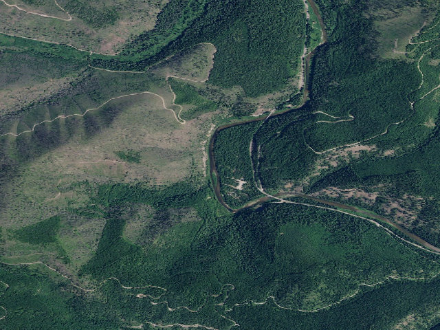 Aerial image of Fire Prev. Disp. Site #172I