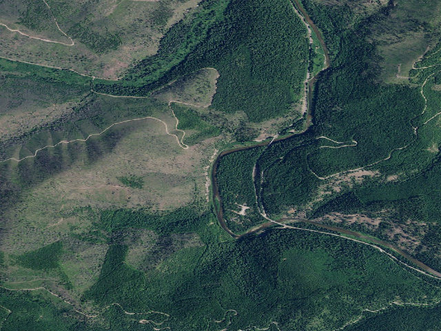 Aerial image of Fire Prev. Disp. Site #172J