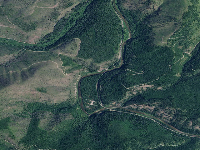 Aerial image of Fire Prev. Disp. Site #172K