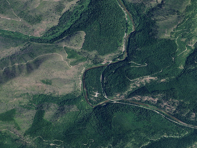 Aerial image of Fire Prev. Disp. Site #172M