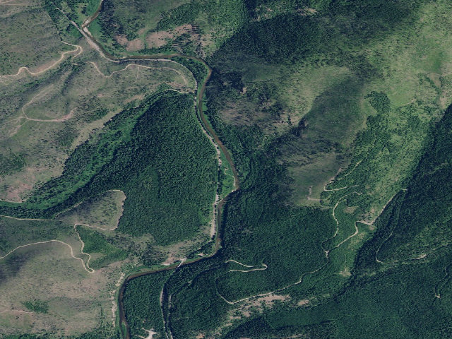 Aerial image of Fire Prev. Disp. Site #176C