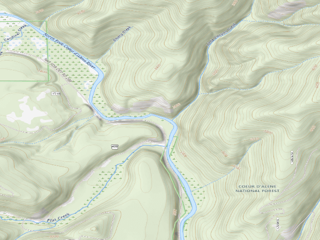 USGS topographic map of Fire Prev. Disp. Site #179