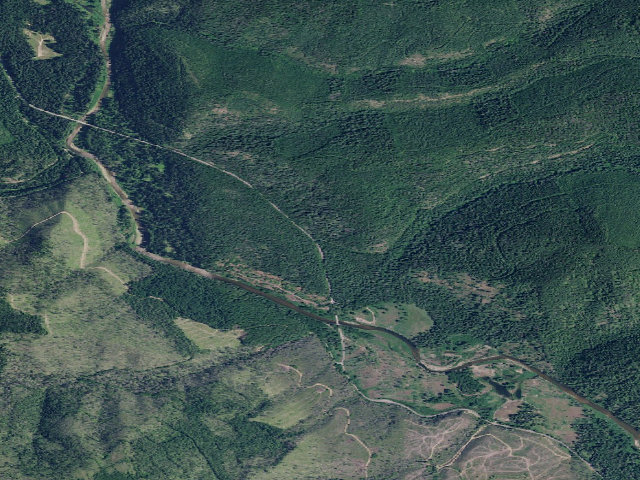 Aerial image of Fire Prev. Disp. Site #182
