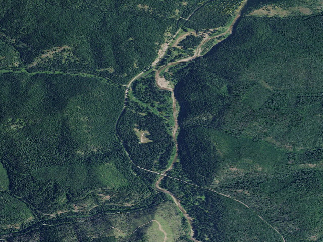 Aerial image of Fire Prev. Disp. Site #184B