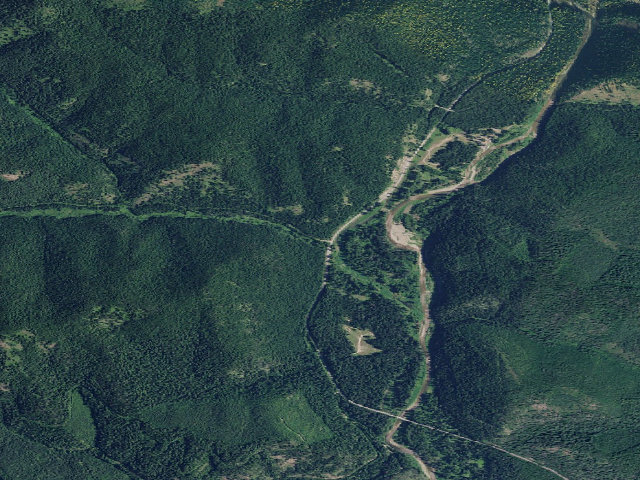 Aerial image of Fire Prev. Disp. Site #185