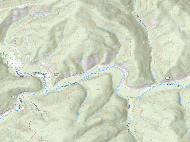 USGS topographic map of Fire Prev. Disp. Site #195A