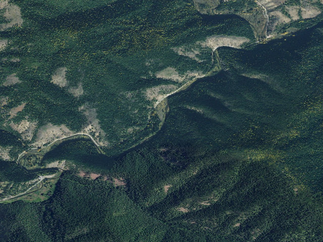 Aerial image of Fire Prev. Disp. Site #199C