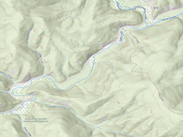 USGS topographic map of Fire Prev. Disp. Site #199C