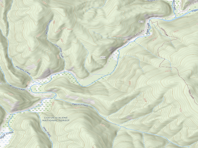 USGS topographic map of Fire Prev. Disp. Site #200