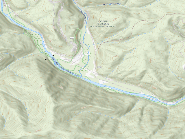 USGS topographic map of Fire Prev. Disp. Site #224