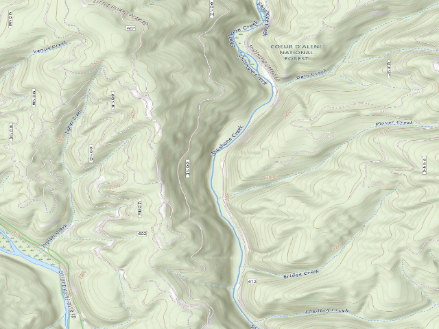 USGS topographic map of Fire Prev. Disp. Site #225B