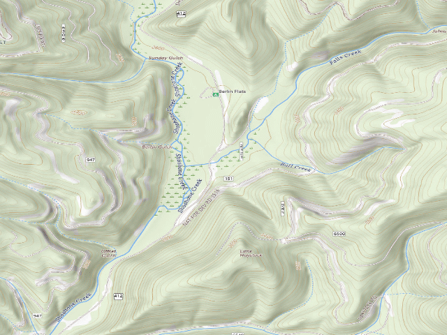 USGS topographic map of Fire Prev. Disp. Site #232