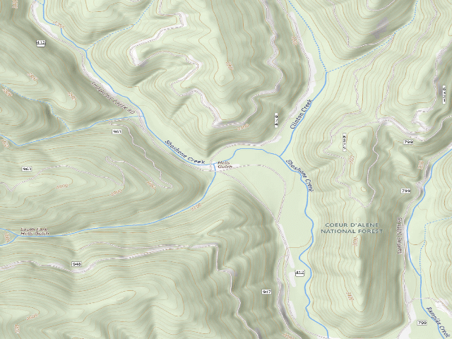 USGS topographic map of Fire Prev. Disp. Site #239