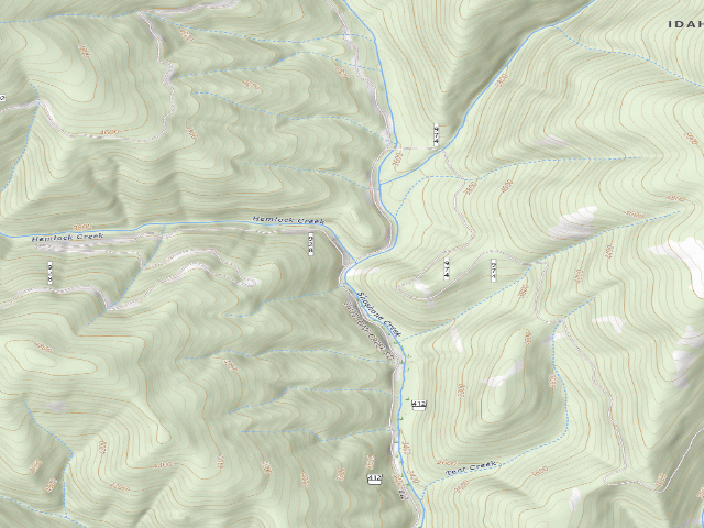 USGS topographic map of Fire Prev. Disp. Site #242