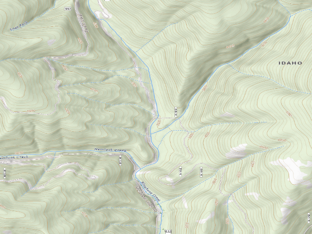 USGS topographic map of Fire Prev. Disp. Site #243