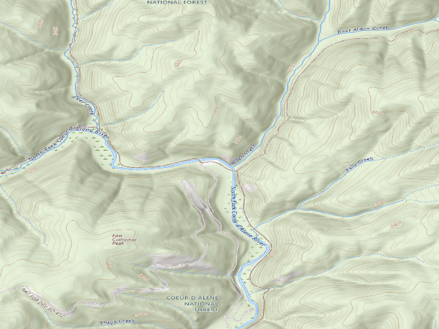 USGS topographic map of Fire Prev. Disp. Site #249C