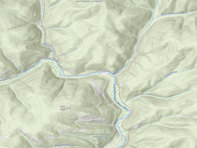 USGS topographic map of Fire Prev. Disp. Site #249D