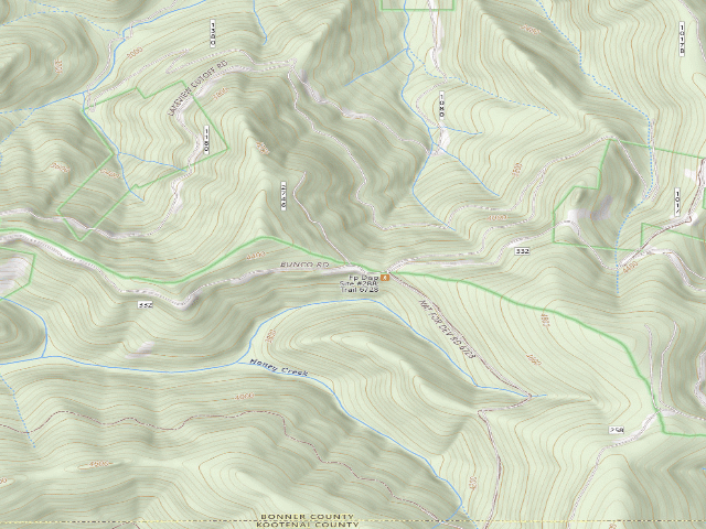 USGS topographic map of Fire Prev. Disp Site #289