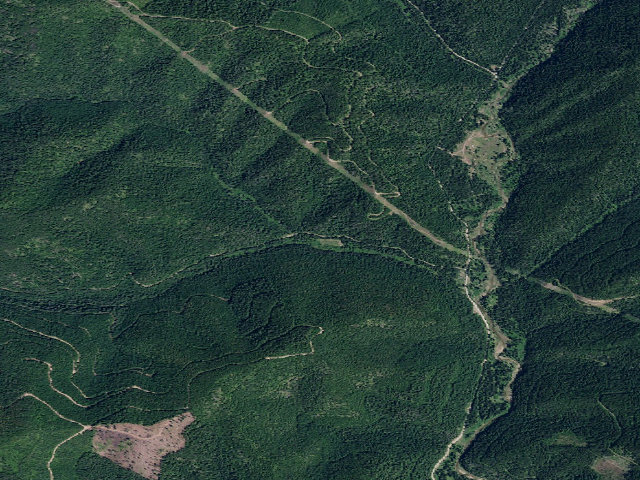 Aerial image of Fire Prev. Disp. Site #75A