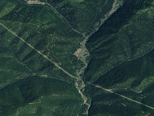 Aerial image of Fire Prev. Disp. Site #76A