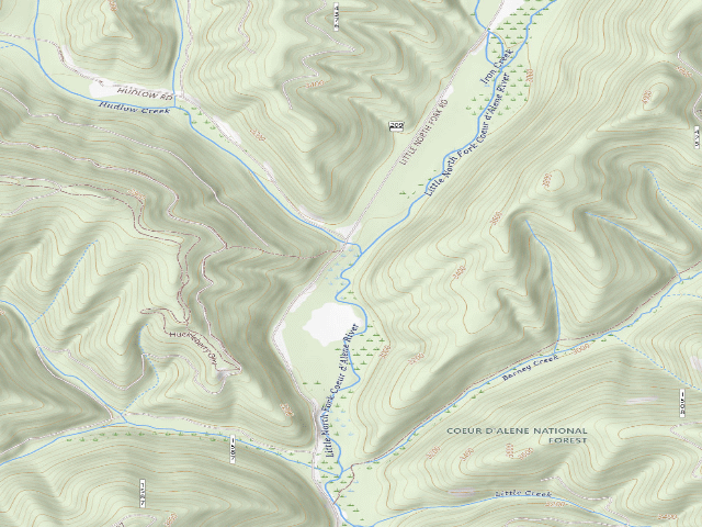 USGS topographic map of Fire Prev. Disp. Site #76I