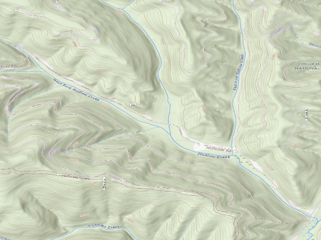 USGS topographic map of Fire Prev. Disp. Site #79