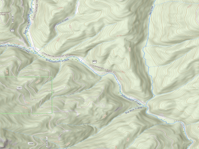 USGS topographic map of Fire Prevention Disp Site #104