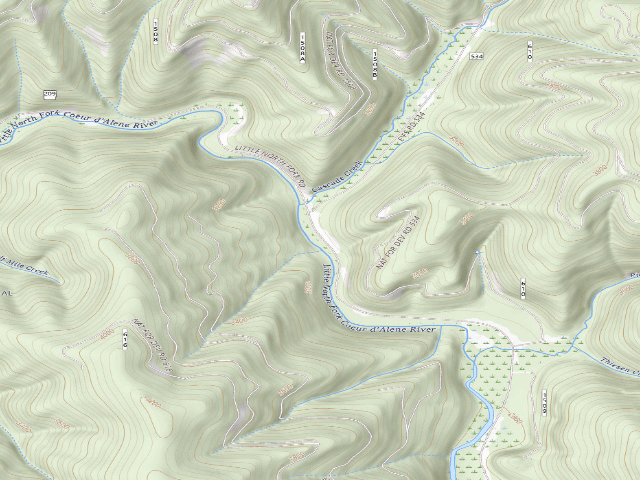 USGS topographic map of Fire Prevention Disp. Site #51